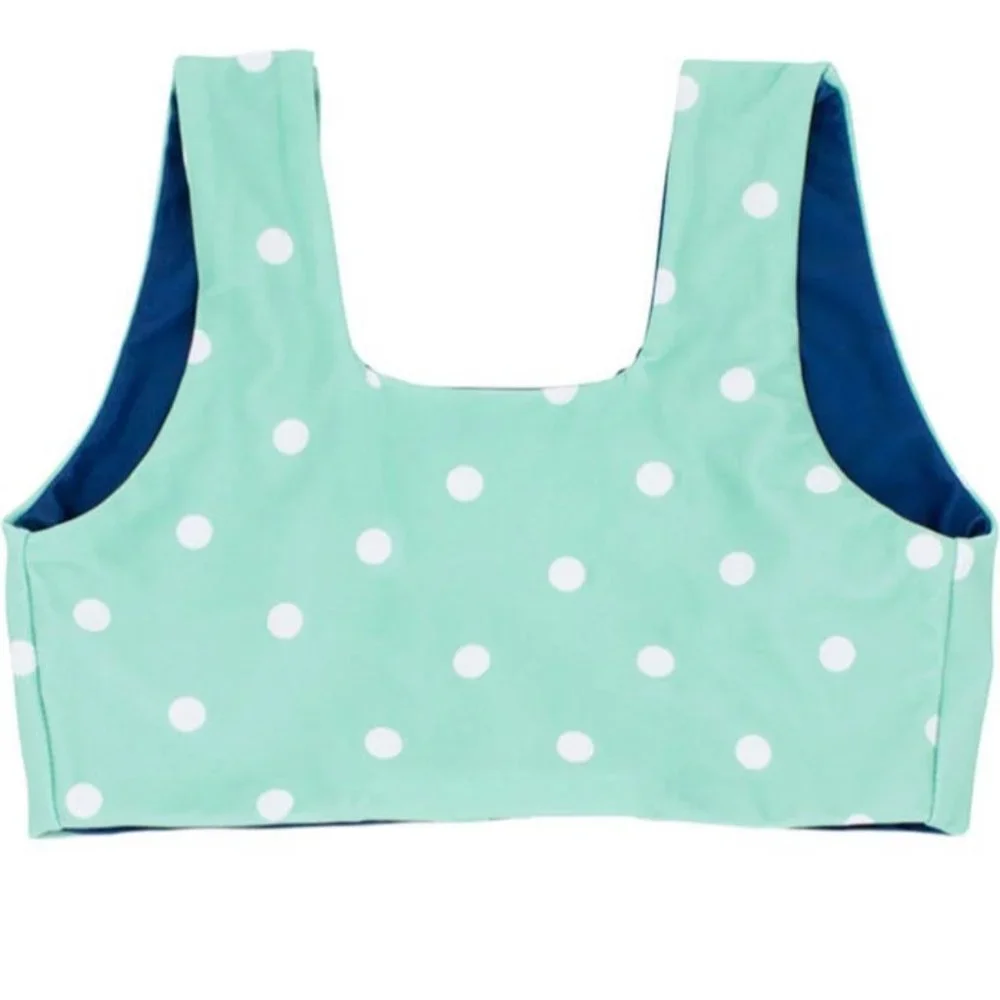 Feather 4 Arrow Kids' Island Hopper Reversible Swimsuit Bikini Top NEW WITH TAGS